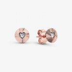 Circle of Light Heart Earrings