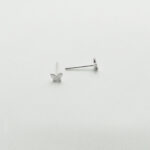 Aros Plata Mariposa Mini