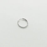 Argolla Plata Trenzado Clásico