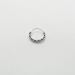 Argolla Plata Cadena Gruesa