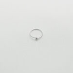 Argolla Plata Trenza Perla Ultra