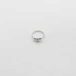 Argolla Plata Triple Esfera