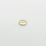 Argolla Oro Doble Trenzado