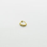 Argolla Oro Esferas Clásicas